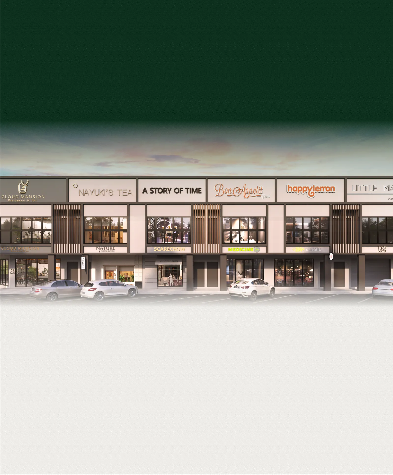 K Melati Building Render